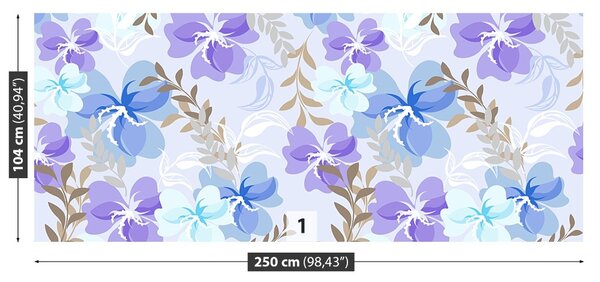 Carta da parati Fiori 104x70 cm