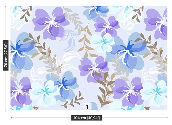 Carta da parati Fiori 104x70 cm