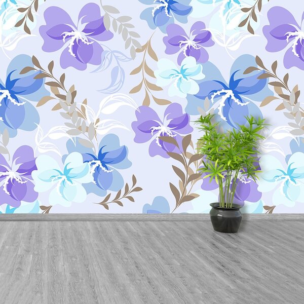 Carta da parati Fiori 104x70 cm