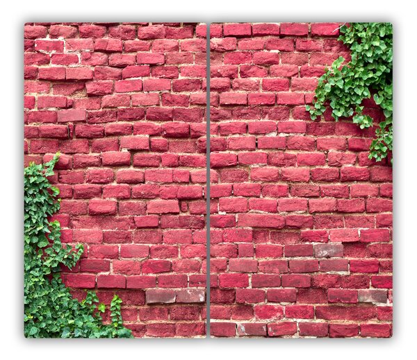 Tagliere in vetro Muro di mattoni 60x52 cm