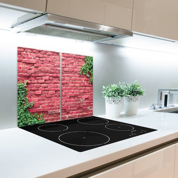 Tagliere in vetro Muro di mattoni 60x52 cm