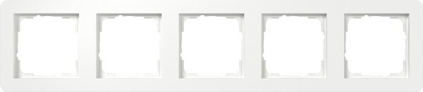 Cornice di copertura Gira 5f Gira E1 bianco puro m 0215151