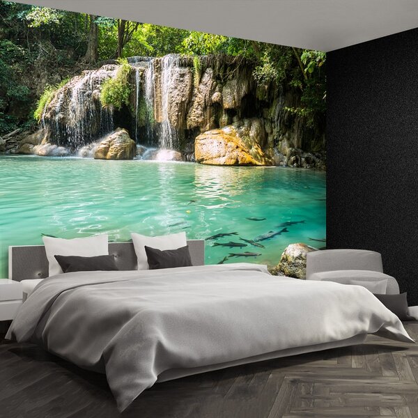 Carta da parati Erawan Waterfall 104x70 cm