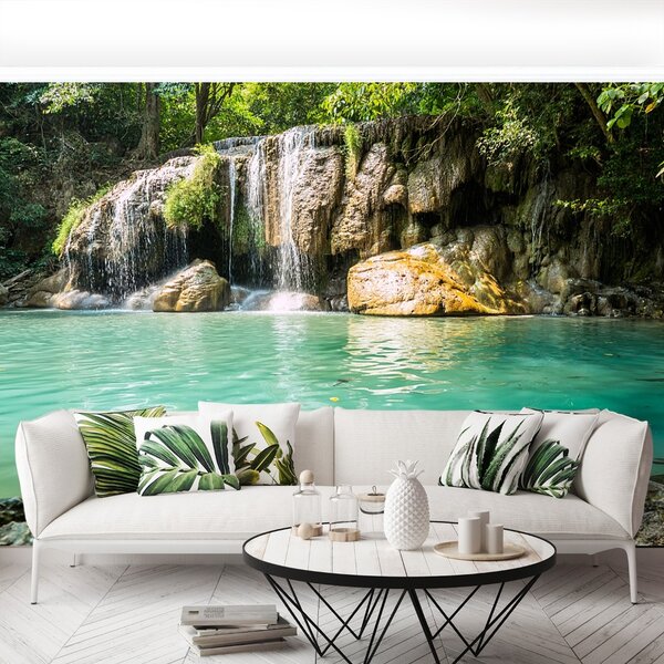 Carta da parati Erawan Waterfall 104x70 cm