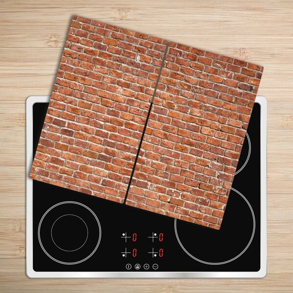 Tagliere in vetro Muro di mattoni 60x52 cm