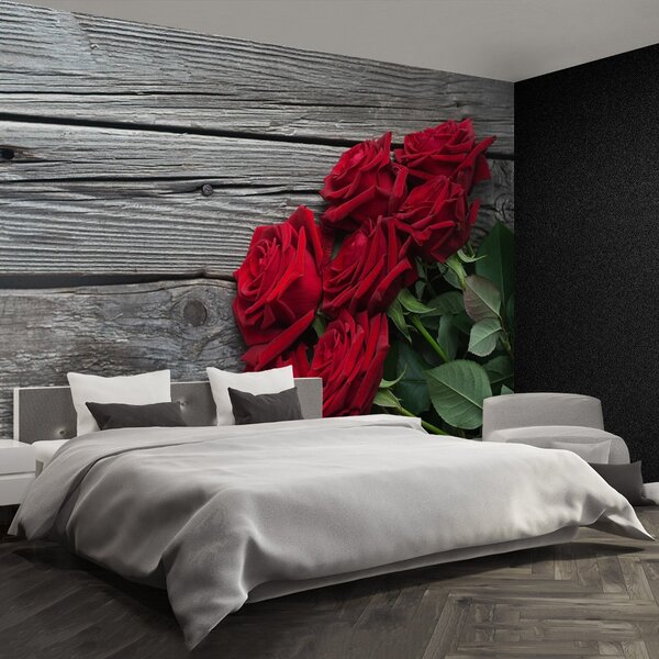 Carta da parati Rose rosse 104x70 cm