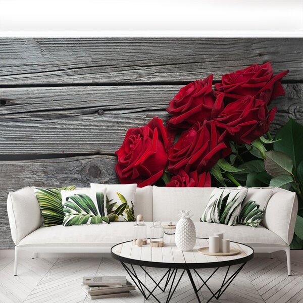 Carta da parati Rose rosse 104x70 cm