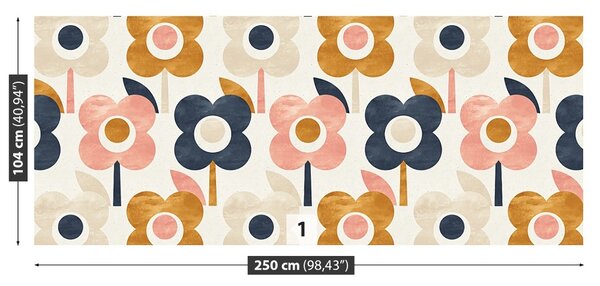Carta da parati Pattern floreale 104x70 cm