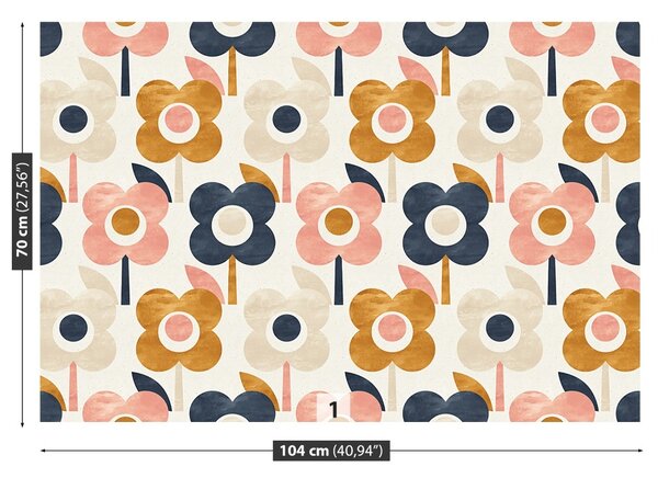 Carta da parati Pattern floreale 104x70 cm