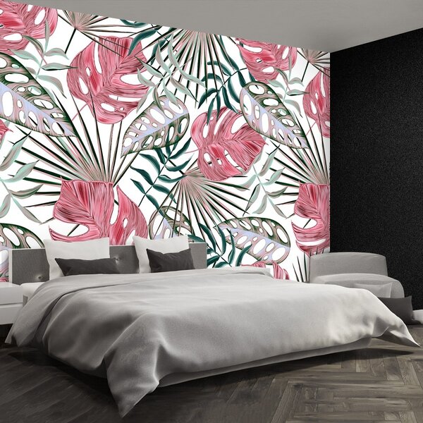 Carta da parati Foglie tropicali 104x70 cm