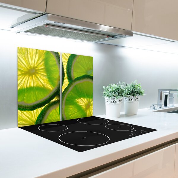 Tagliere in vetro Lime 60x52 cm