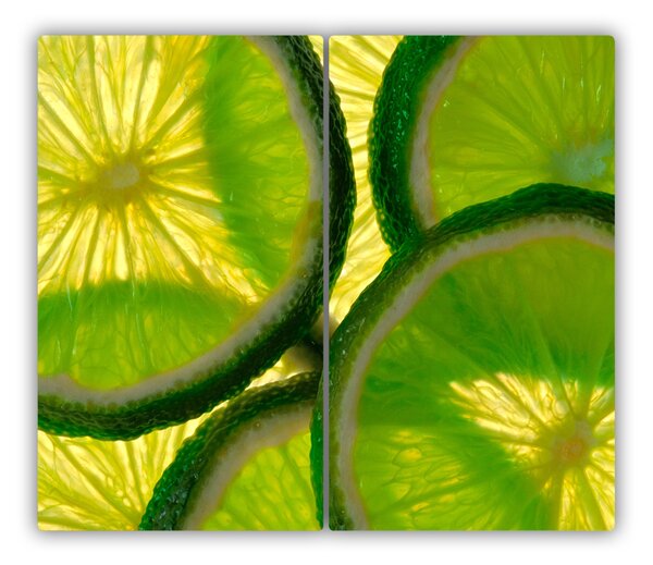 Tagliere in vetro Lime 60x52 cm