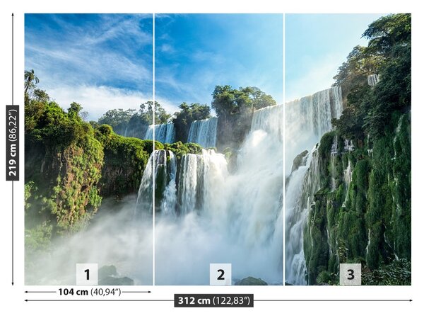 Carta da parati Cascata di iguazú 104x70 cm