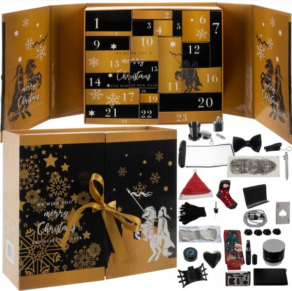 Calendario dell'Avvento esclusivo, gadget per uomo, set regalo, gadget, Natale, ragazzi, Avvento, periodo dell'Avvento, periodo natalizio, attesa, regalo dell'Avvento
