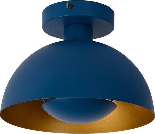 SIEMON lampada da soffitto semicircolare blu oro 1xE27 40W Lucide