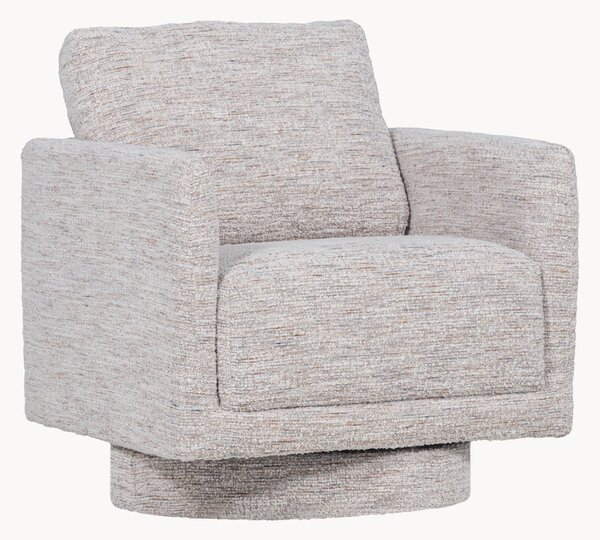 Poltrona girevole in bouclé Oska