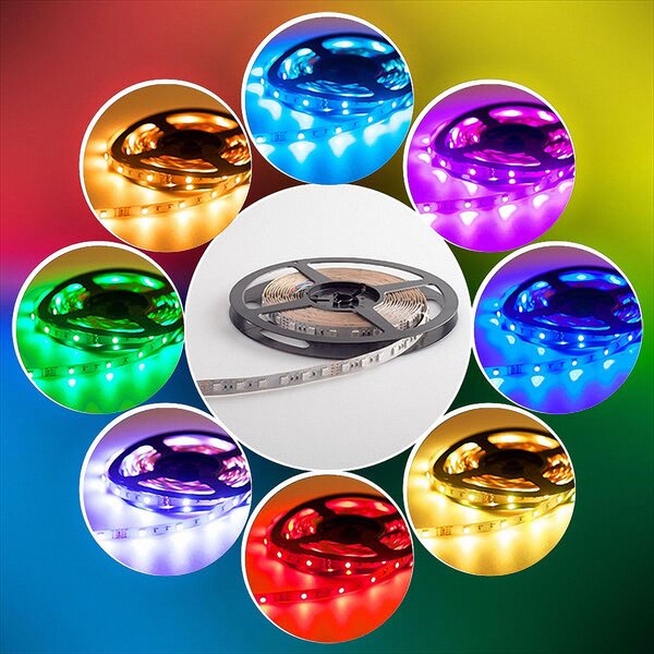 Striscia LED 5050 RGB 72W 500CM 24V IP20