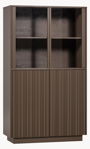 Vetrina da parete in legno di pino Nova