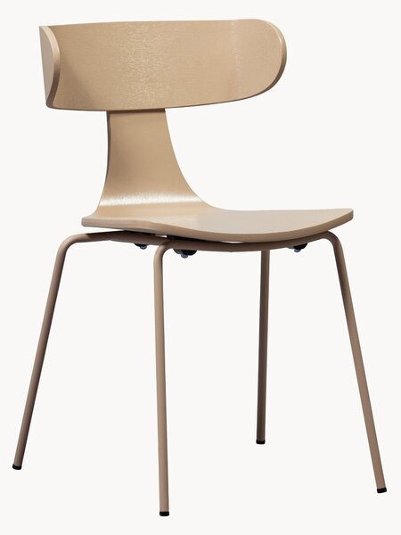 Set di 2 sedie impilabili in legno Form