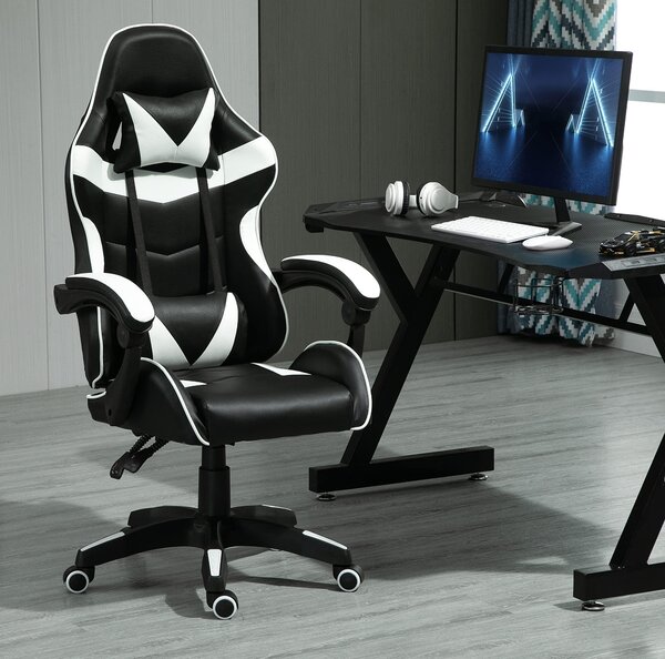Sedia da gaming ergonomica con supporto regolabile