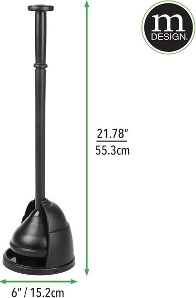 Sturalavandini Sturalavandini per bagno Sblocca WC mDesign Nero
