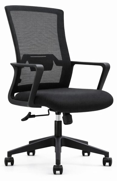 Sedia da ufficio ergonomica con schienale in rete e regolabile in altezza