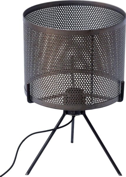 Lampada da tavolo Kelly con paralume in ferro traforato