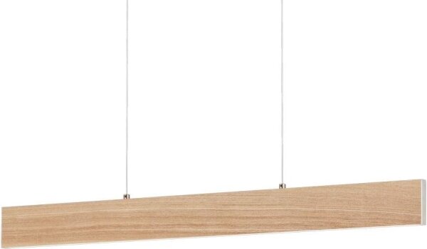 Eglo 39344 - Lampadario LED su cavo CLIMENE LED/17W/230V + LED/4,2W rovere