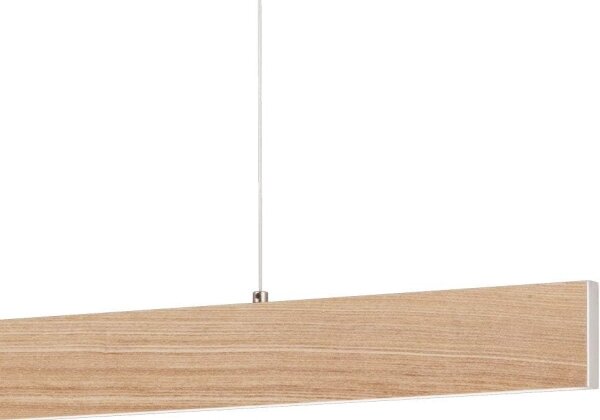 Eglo 39344 - Lampadario LED su cavo CLIMENE LED/17W/230V + LED/4,2W rovere
