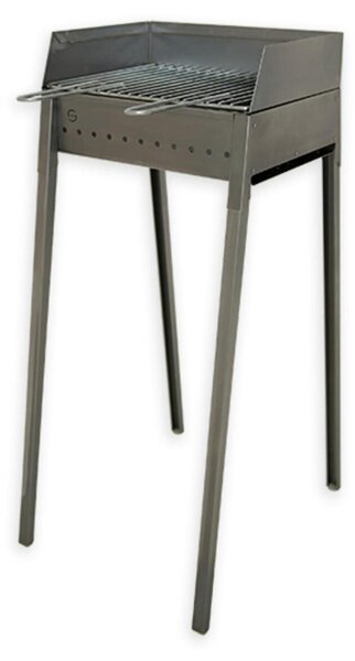 Barbecue A Carbonella nome dall�omonimo vulcano VESUVIO Dimensione 40x30x h 79.5 cm-Peso 3,0 Trasportabile in ferro alluminato