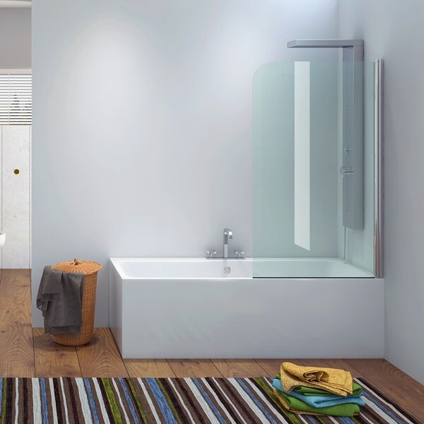 KAMALU - Parete vasca 85cm girevole KV25