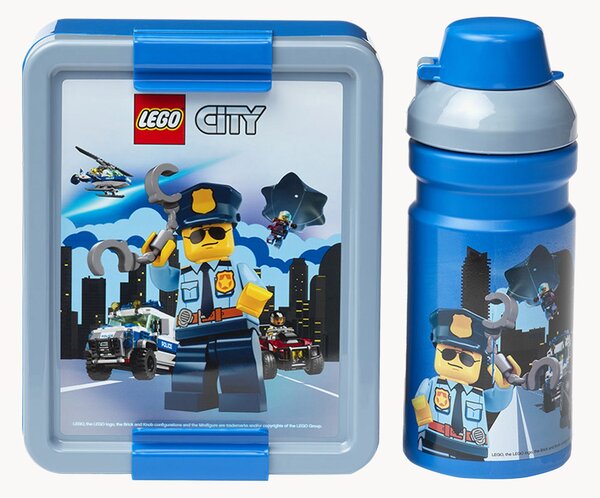 Set pranzo per bambini City, set da 2