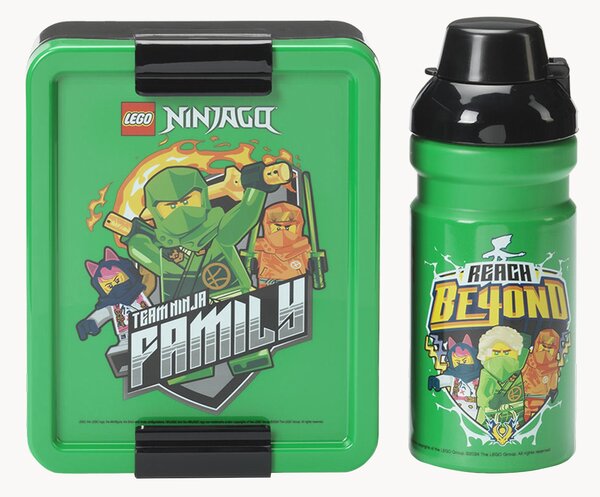 Set pranzo per bambini Ninjago, set da 2