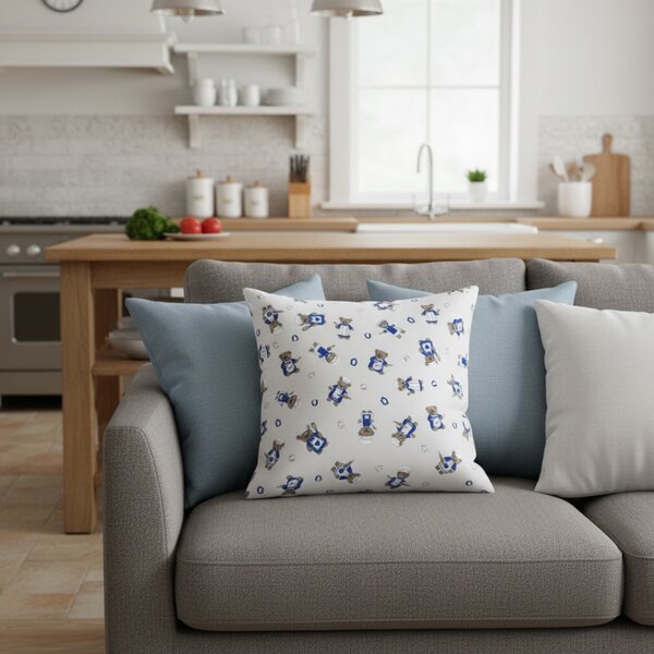 Federa cuscino orsacchiotto chef in blu