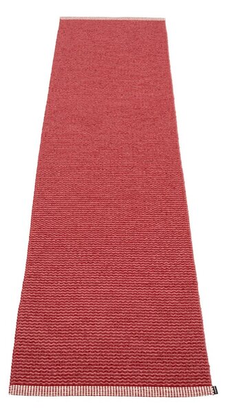 Passatoia da interno/esterno rossa 70x300 cm Mono Blush – Pappelina