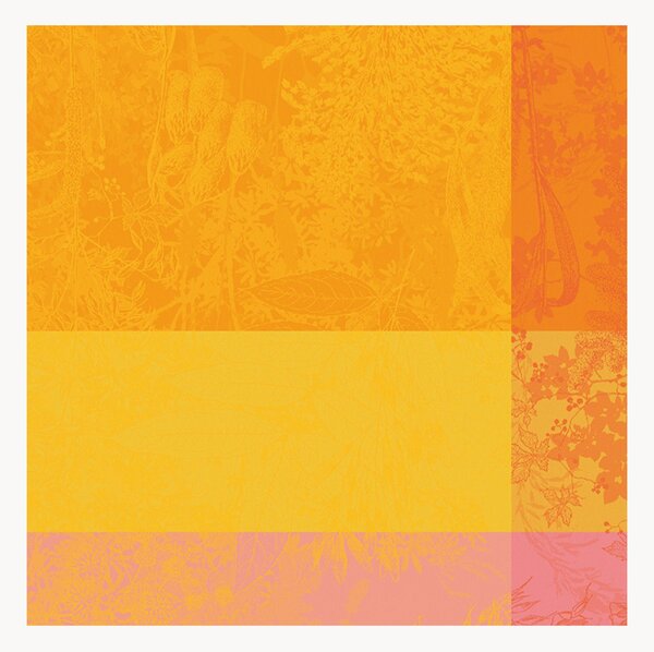Set di 4 tovaglioli jacquard Mille Esprit Jardin Chatoyant