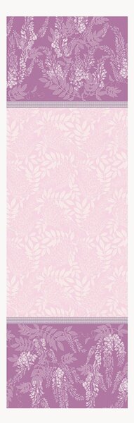 Runner da tavolo jacquard Glycines Parme