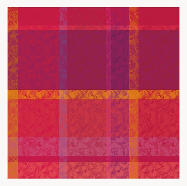 Tovaglia jacquard Mille Folk Canneberge