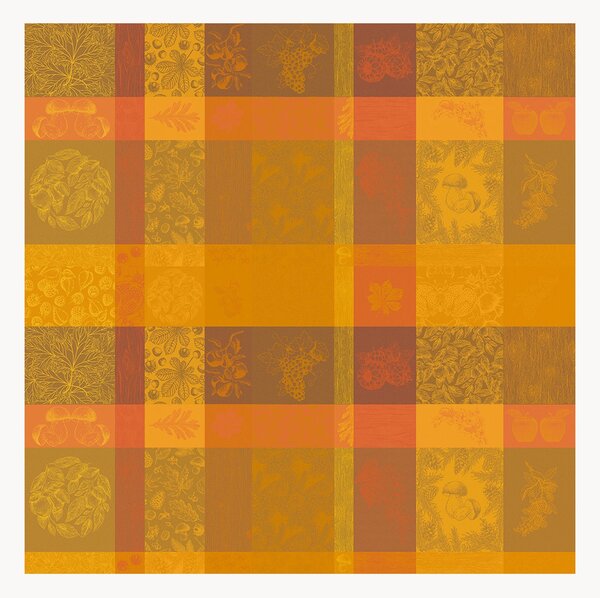 Tovaglia jacquard Mille Bois D'Automne Potiron