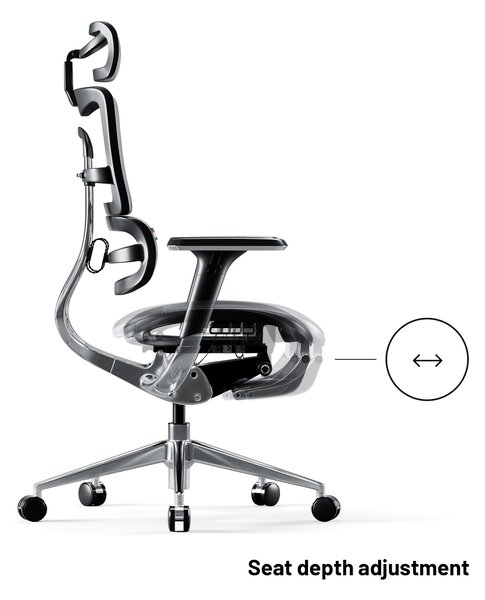 Sedia ergonimica DIABLO V-MASTER: nero-grigio