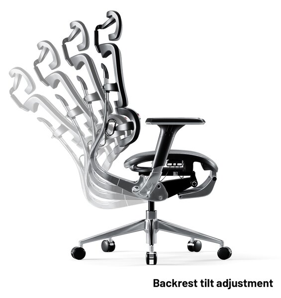 Sedia ergonimica DIABLO V-MASTER: nero-grigio