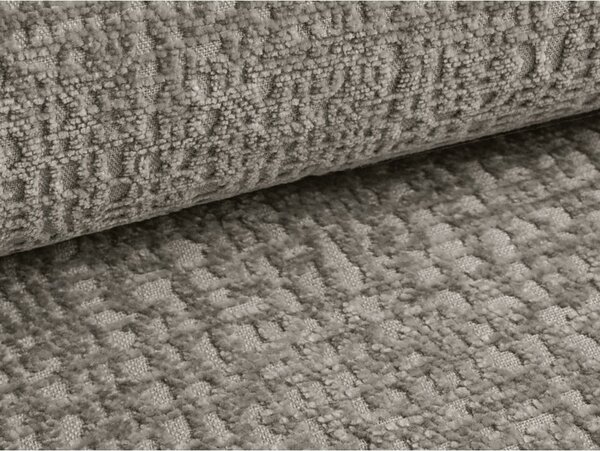 Letto matrimoniale imbottito grigio tortora con contenitore e rete inclusi 180x200 cm Noho – Makamii