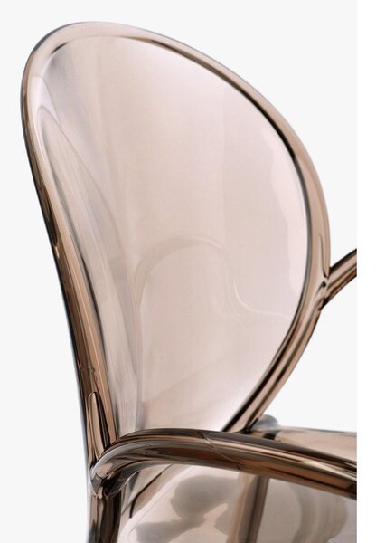 Sedia da esterno marrone chiaro in plastica Camilla – Bizzotto