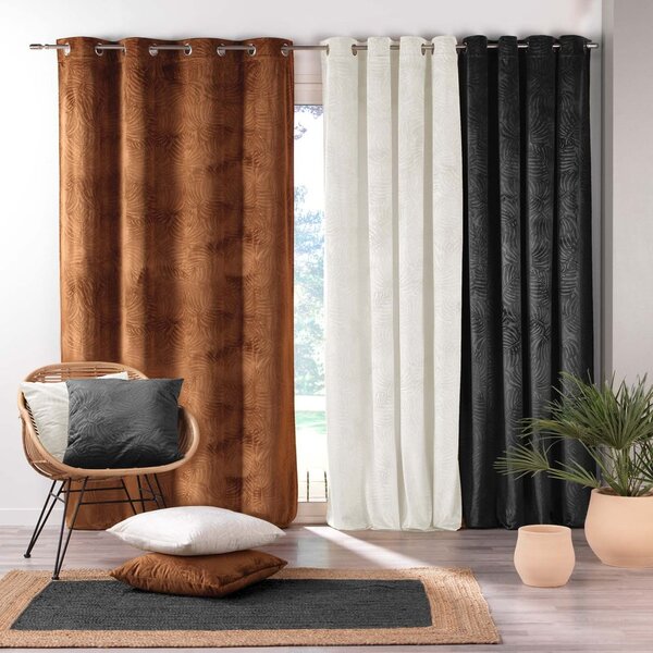 Tenda in velluto crema 140x240 cm Analia - douceur d'intérieur