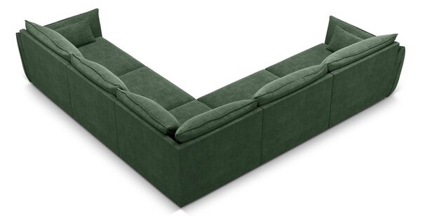 Divano angolare verde scuro (variabile) Vanda - Mazzini Sofas