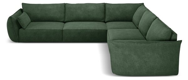 Divano angolare verde scuro (variabile) Vanda - Mazzini Sofas