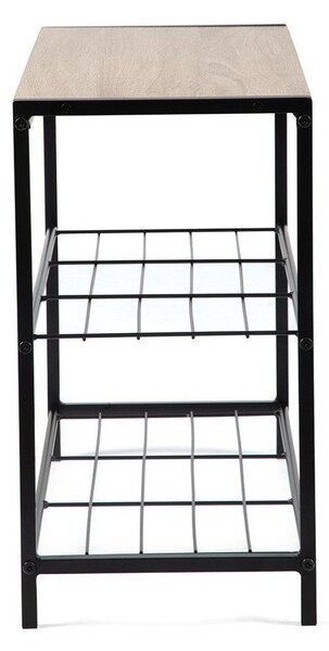 Scarpiera nera in acciaio 63x44x30 cm Asten – Bonami Essentials