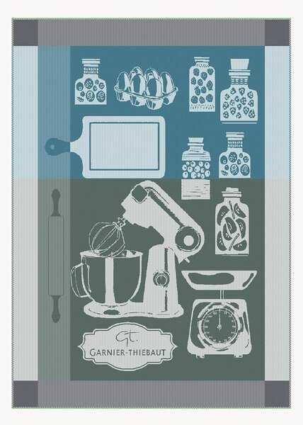Set di 2 strofinacci jacquard Food Mix Trame City