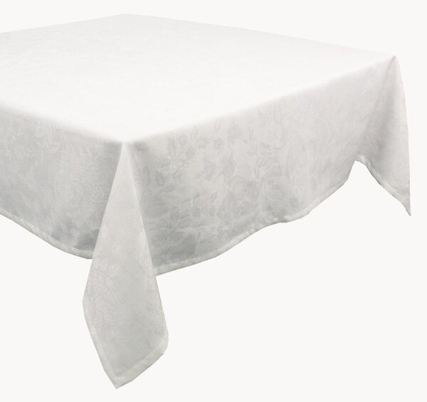 Tovaglia jacquard Mille Giverny Blanc