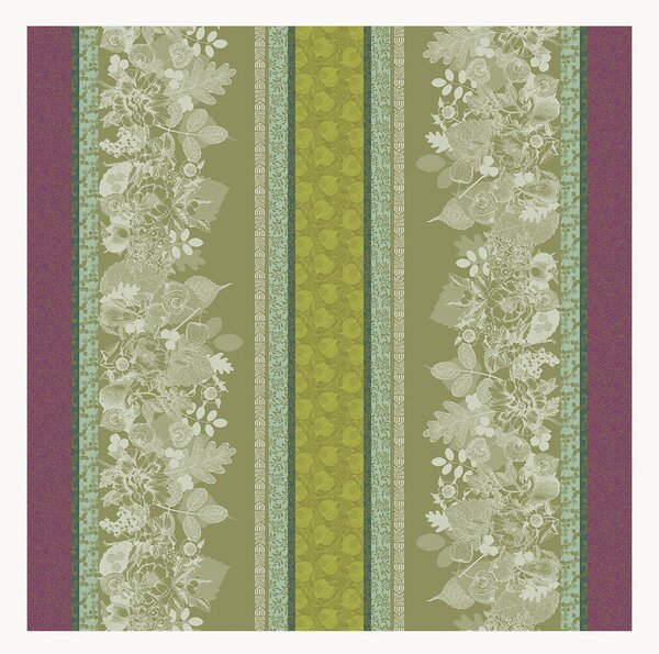 Tovaglia jacquard Mille Botanique Mousse